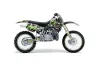 Kawasaki KX500 Dirt Bike Graphic Kit - 1988-2004 Mad Hatter Silver