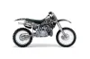 Kawasaki KX500 Dirt Bike Graphic Kit - 1988-2004 Reaper Silver