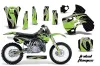 Kawasaki KX500 Dirt Bike Graphic Kit - 1988-2004 Tribal Flames Green