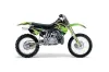 Kawasaki KX500 Dirt Bike Graphic Kit - 1988-2004 Tribal Flames Green