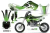 Kawasaki KX65 Dirt Bike Graphic Kit - 2002-2018 Carbon X Green