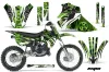 Kawasaki KX80 Dirt Bike Graphic Kit - 1995-1997 Expo Green