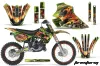 Kawasaki KX80 Dirt Bike Graphic Kit - 1995-1997 Firestorm Green