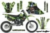 Kawasaki KX80 Dirt Bike Graphic Kit - 1995-1997 Mad Hatter Green
