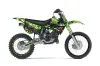 Kawasaki KX80 Dirt Bike Graphic Kit - 1995-1997 Mad Hatter Green