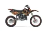 Kawasaki KX85 Dirt Bike Graphic Kit - 2001-2013 Firestorm Black