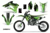 Kawasaki KX85 Dirt Bike Graphic Kit - 2014-2021 Carbon X Green