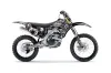 Kawasaki KXF250 Dirt Bike Graphic Kit - 2009-2012 Skulls and Hammers White