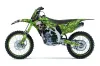Kawasaki KXF250 Dirt Bike Graphic Kit - 2013-2016 Bone Collector Green