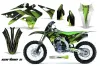 Kawasaki KXF250 Dirt Bike Graphic Kit - 2013-2016 Carbon X Green