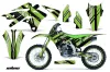 Kawasaki KXF250 Dirt Bike Graphic Kit - 2013-2016 In Line Green