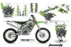 Kawasaki KXF450 Dirt Bike Custom Graphic Kit - 2006-2008
