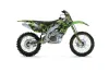 Kawasaki KXF450 Dirt Bike Graphic Kit - 2006-2008 Camoplate Green
