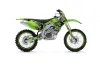 Kawasaki KXF450 Dirt Bike Graphic Kit - 2006-2008 Diamond Flame Green