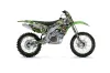 Kawasaki KXF450 Dirt Bike Graphic Kit - 2006-2008 Mad Hatter Green