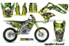Kawasaki KXF450 Dirt Bike Graphic Kit - 2006-2008 Motorhead Green