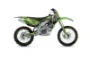 Kawasaki KXF450 Dirt Bike Graphic Kit - 2006-2008 Reaper Green