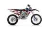 Kawasaki KXF450 Dirt Bike Graphic Kit - 2006-2008 Stars and Stripes Red White & Blue