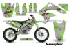 Kawasaki KXF450 Dirt Bike Graphic Kit - 2006-2008 T Bomber Green