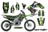 Kawasaki KXF450 Dirt Bike Graphic Kit - 2009-2011 Mad Hatter Green