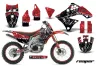 Kawasaki KXF450 Dirt Bike Graphic Kit - 2009-2011 Reaper Red