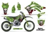 Kawasaki KXF450 Dirt Bike Graphic Kit - 2012-2015 Bone Collector Green