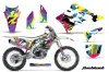 Kawasaki KXF450 Dirt Bike Graphic Kit - 2012-2015 Flashback