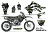 Kawasaki KXF450 Dirt Bike Graphic Kit - 2012-2015 Silver Star - Silverhaze Green