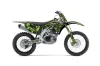 Kawasaki KXF450 Dirt Bike Graphic Kit - 2012-2015 Skulls and Hammers Green