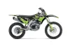 Kawasaki KXF450 Dirt Bike Graphic Kit - 2012-2015 Tribal Flames Green