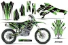 Kawasaki KXF450 Dirt Bike Graphic Kit - 2016 Attack Green