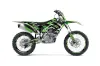 Kawasaki KXF450 Dirt Bike Graphic Kit - 2016 Attack Green
