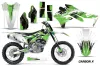 Kawasaki KXF450 Dirt Bike Graphic Kit - 2016 Carbon X Green