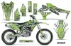 Kawasaki KXF450 Dirt Bike Graphic Kit - 2016 Deaden Green
