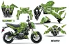 Kawasaki Z125 Pro Dirt Bike Graphic Kit - 2017-2024 Reaper Green