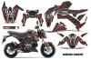 Kawasaki Z125 Pro Dirt Bike Graphic Kit - 2017-2024 Widow Maker Red