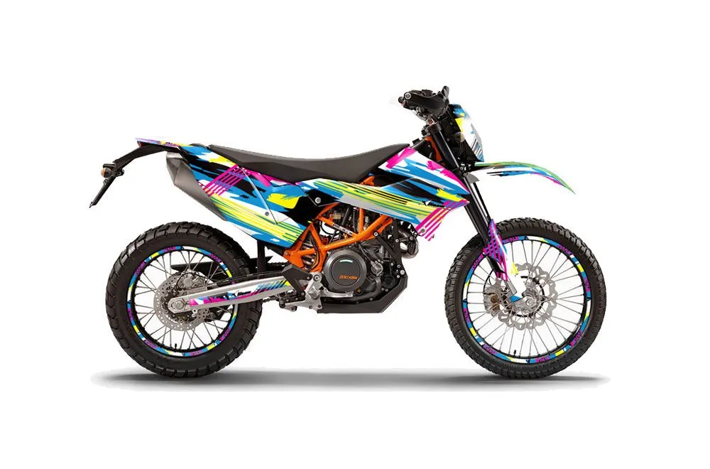 KTM Adventure 690 Enduro R Dirt Bike Graphic Kit - 2012-2018 Flashback