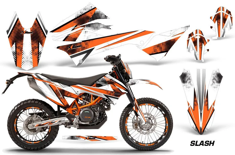 KTM Adventure 690 Enduro R Dirt Bike Graphic Kit - 2012-2018 Slash Orange