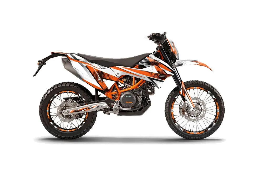 KTM Adventure 690 Enduro R Dirt Bike Graphic Kit - 2012-2018 Slash Orange