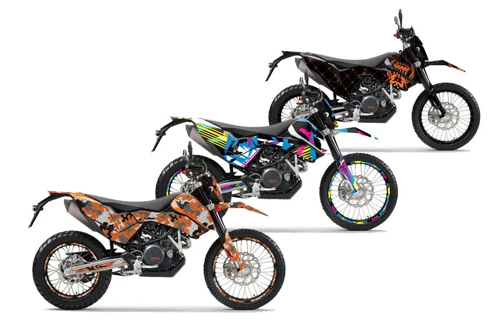 KTM Adventure 690 Supermoto / Enduro Dirt Bike Custom Graphic Kit - 2008-2015