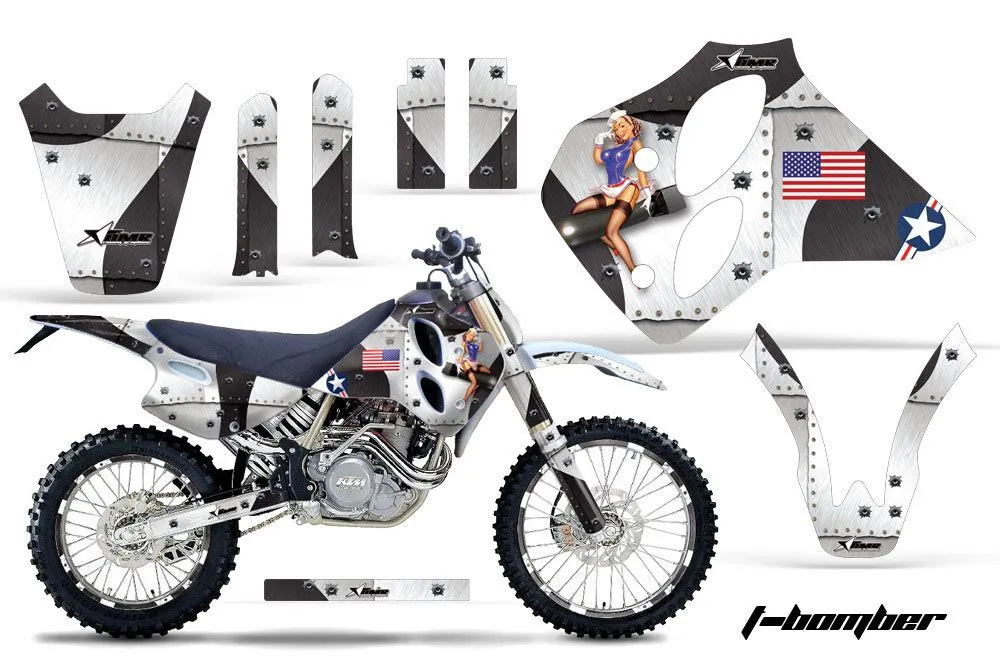 KTM C0 SX 4 Stroke Dirt Bike Custom Graphic Kit - 1993-1997