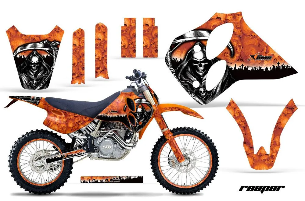 KTM C0 SX / MXC 4 Stroke Dirt Bike Custom Graphic Kit - 1993-1997