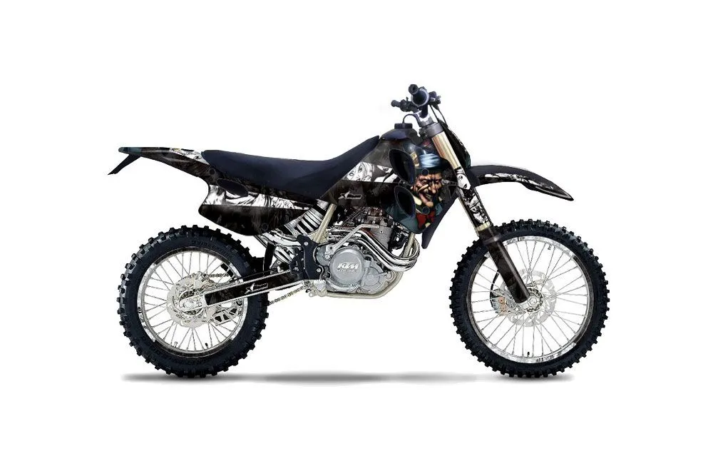 KTM C0 SX / MXC 4 Stroke Dirt Bike Graphic Kit - 1993-1997 Mad Hatter Black