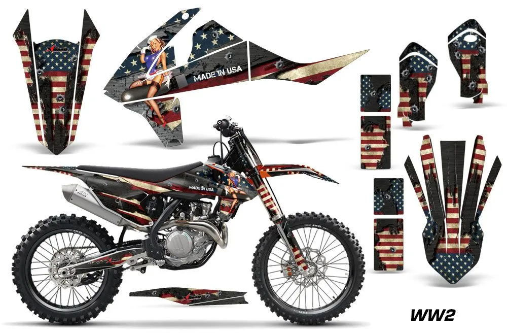 KTM C10 SX / SX-F / XC-4 Dirt Bike Custom Graphic Kit - 2016-2018