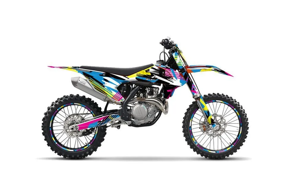 KTM C10 SX / SX-F / XC-F Dirt Bike Graphic Kit - 2016-2018 Flashback