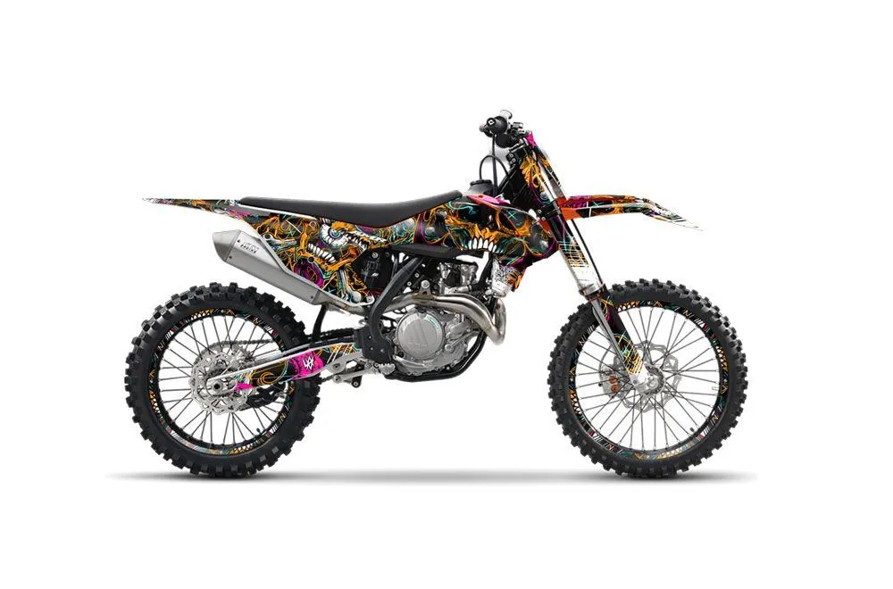 KTM C10 SX / SX-F / XC-F Dirt Bike Graphic Kit - 2016-2018 Frenzy Orange