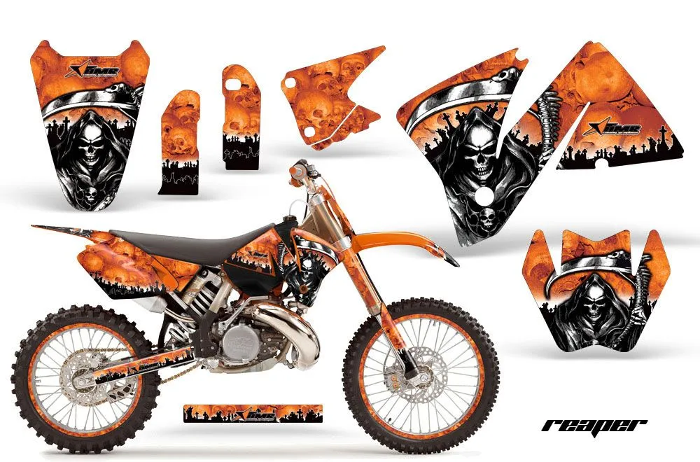 KTM C3 EXC Dirt Bike Custom Graphic Kit - 2001-2002