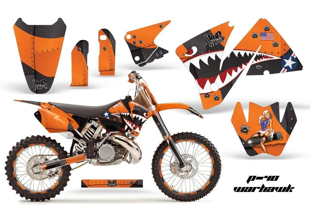 KTM C3 MXC Dirt Bike Custom Graphic Kit - 2001-2002