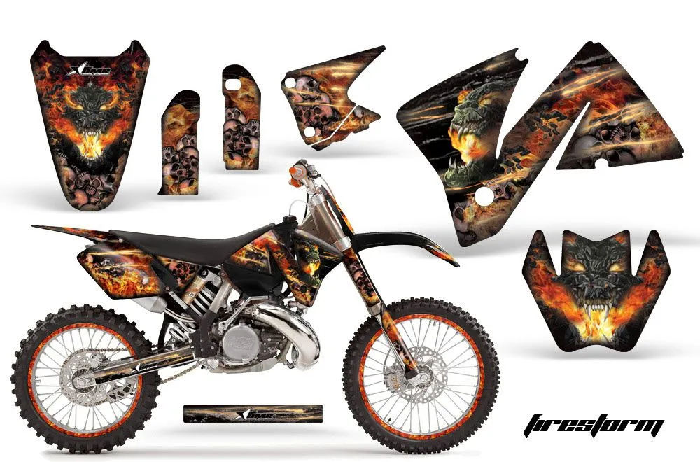 KTM C3 SX / SXS Dirt Bike Custom Graphic Kit - 2001-2002