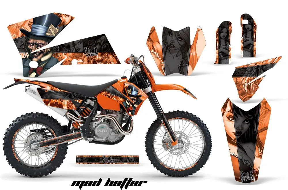 KTM C4 EXC Dirt Bike Custom Graphic Kit - 2005-2007